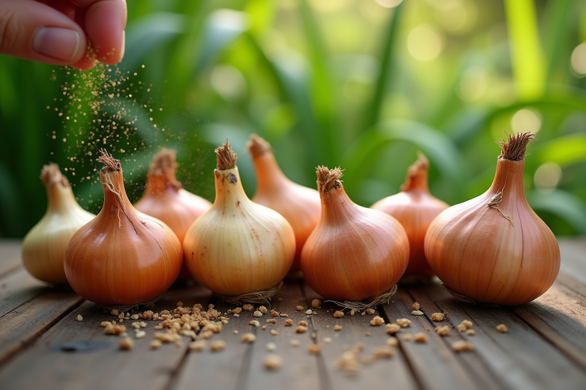 oignons jardin