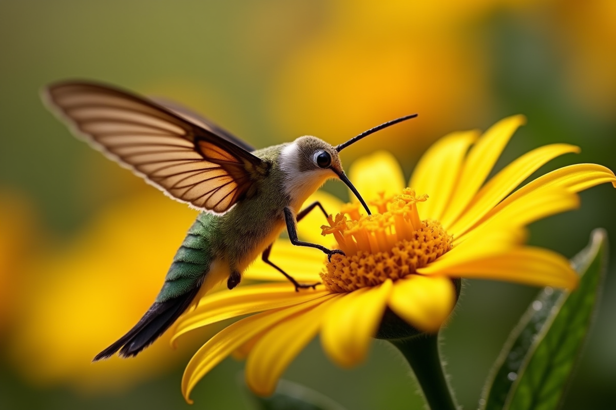 colibri insecte