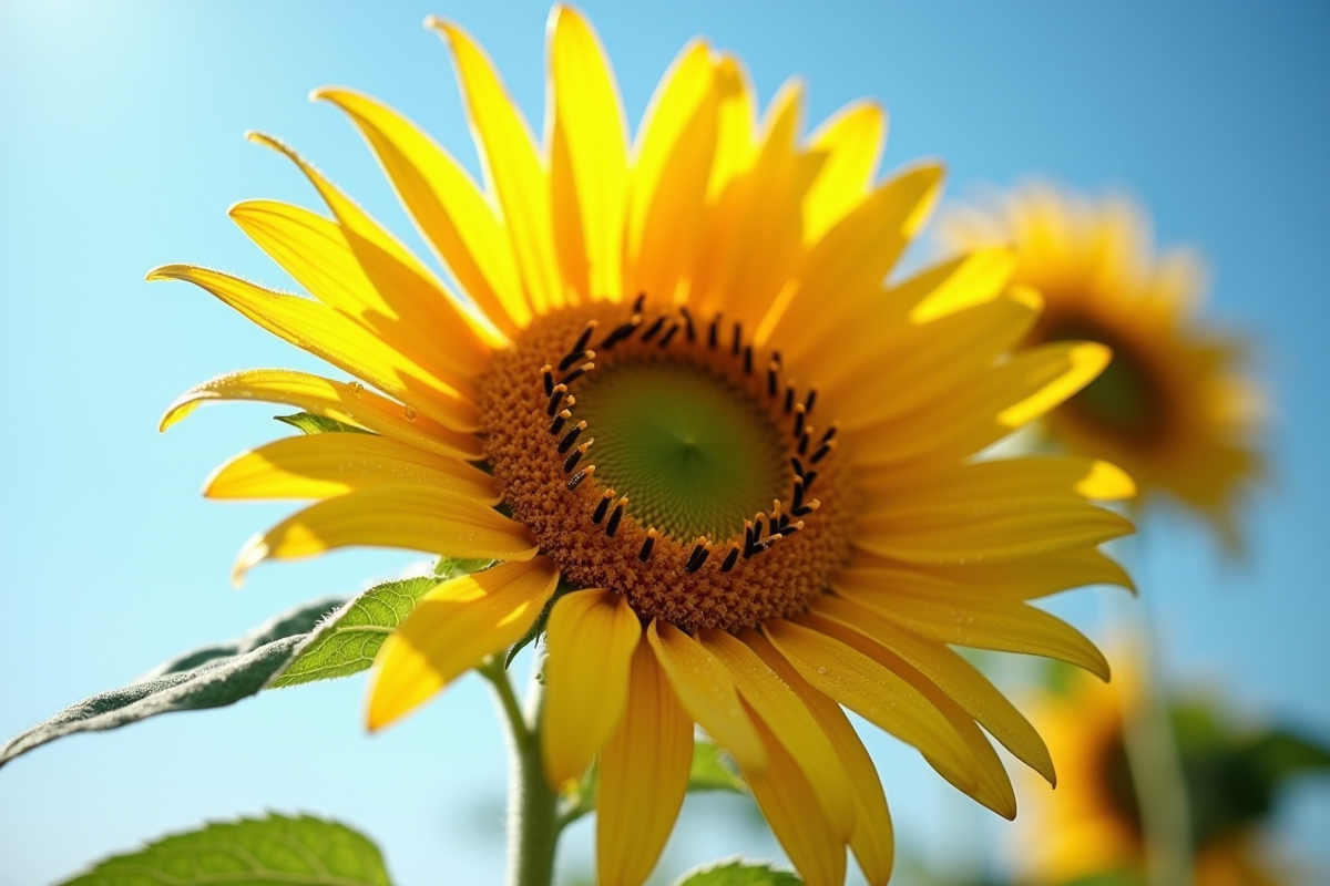 fleur colorée